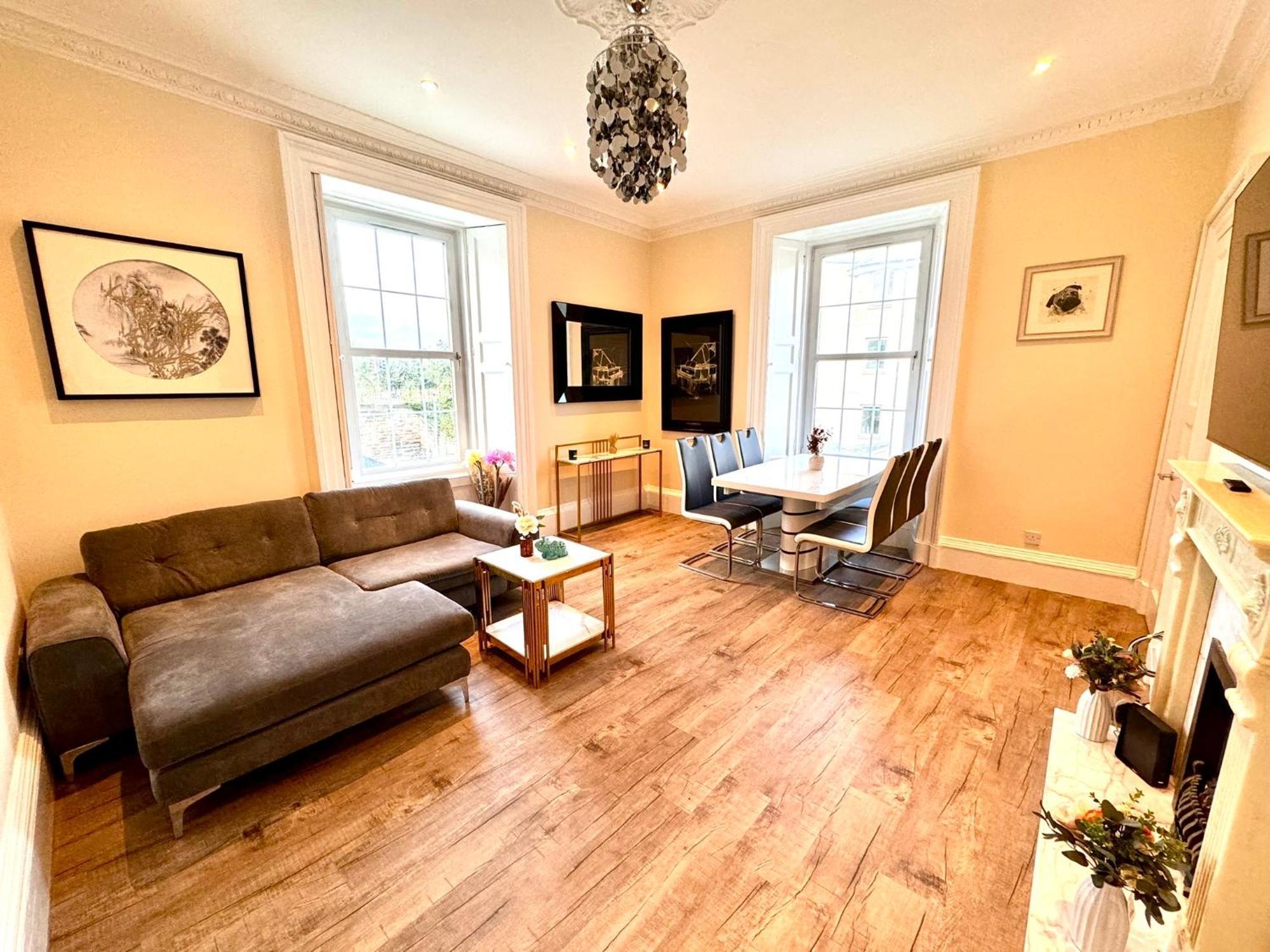 Georgian Luxury Apartment - Superfast Wifi - Parking Available Edimburgo Exterior foto